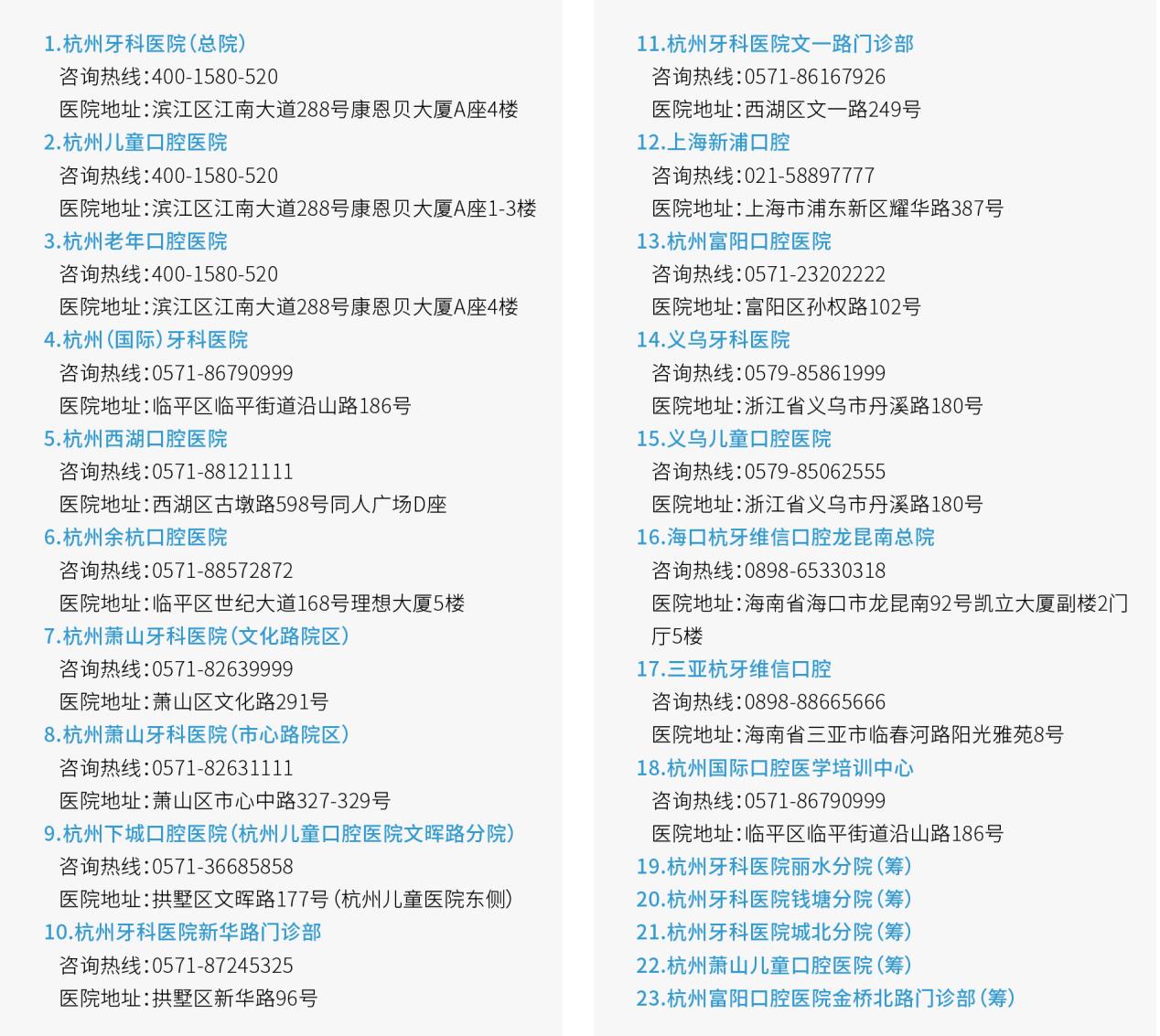 杭州牙科醫(yī)院 杭州牙科醫(yī)院